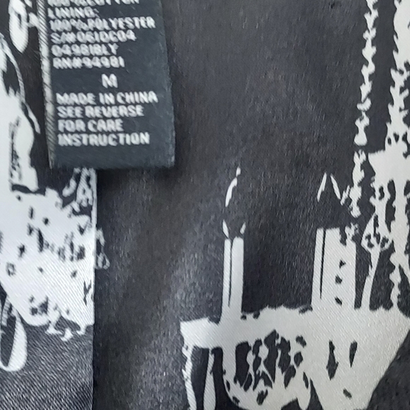 Black Brocade Coat - Picture 6 of 9